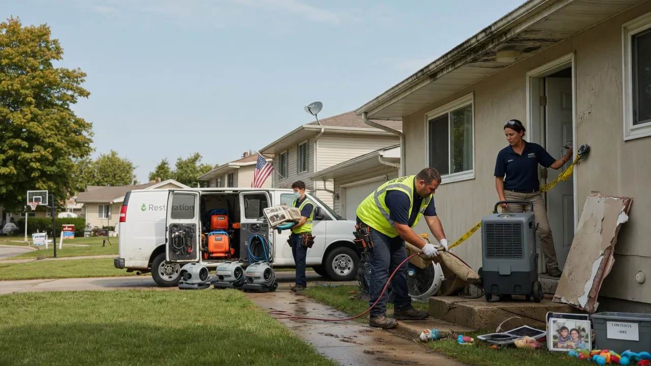 Water Damage Restoration in Fombell, PA near me